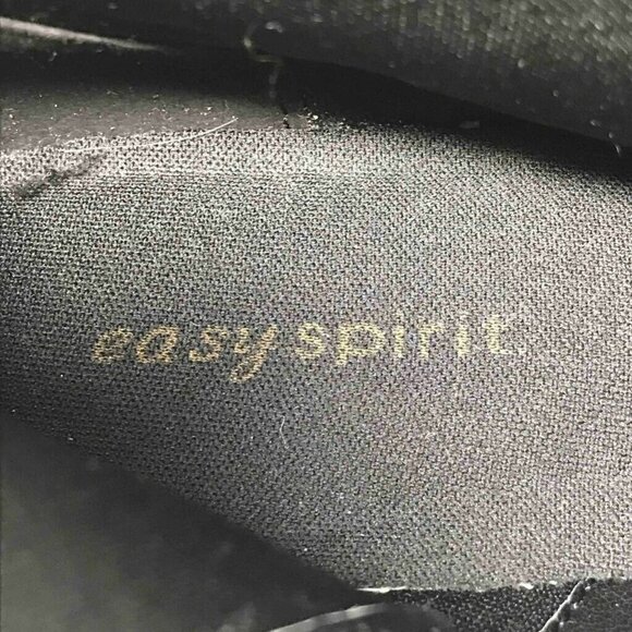 Easy Spirit Batini Riding Boots Black Leather 6.5 - Picture 6 of 8